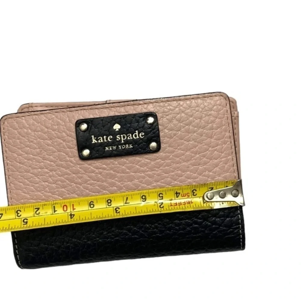 Kate spade pink black colorblock wallet